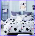 Bedsheet with 2 pillow cases (18”x 27” pillow case size). 