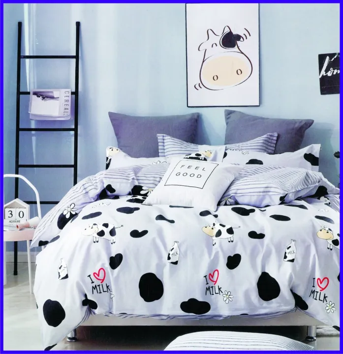 Bedsheet with 2 pillow cases (18”x 27” pillow case size)