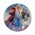 Frozen Elsa Theme paper plate paper cup Paper Serviette Cake Topper Foil Balloon Cup Cake Topper Banner Set Partyware. 