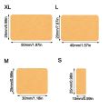 Portable Kraft Paper Label Stickers Blank Self-adhesive Name Sticker Writable Tearable Classification Stickers Office Kitchen Food Jar Glass Bottle. 