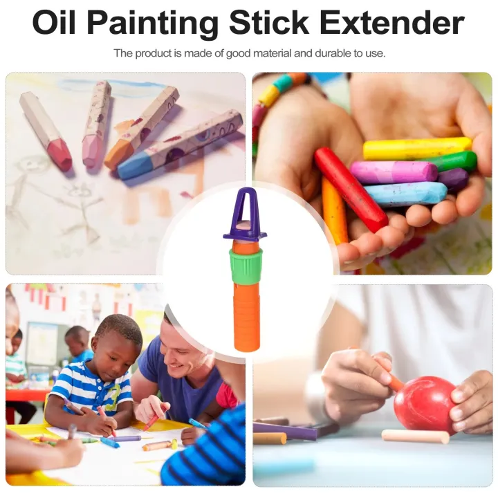 15%20Pcs%20Oil%20Pastel%20Extender%20Metal%20Holder%20Crayon%20Holder%20Tool%20Extender%20Plastic%20Drawing%20Crayon%20Cap%20Crayon%20Pen%20Cap%20-%20Image%205