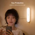 Auoyo LED Long Light 10CM / 30CM Cupboard Wardrobe Bed Light Hanging Magnetic Table Lamp Stepless Dimming USB Rechargeable Eye Protection Reading Study Table Lamp For Room Bedroom. 