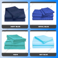 Egyptian Cotton Striped Bed Sheet with 2 Free Matching Pillow Cases | Hotel Quality | Beddings.lk. 