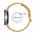 Watch Strap For Samsung Galaxy Watch4 44mm Universal Silicone Colorful Buckle Watch Band(White). 