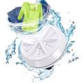 USB Mini Washing Machine Portable Ultrasonic Turbine Laundry Washer Travel Home. 