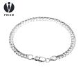 Prism Men Electroplated Bracelet Stylish Unisex Silver Bracelet Perfect Gift for Anniversary Birthday Prom Party Lightweight Alloy Wrist Jewelry Electroplated Polished Bangle Men Jewelry. 