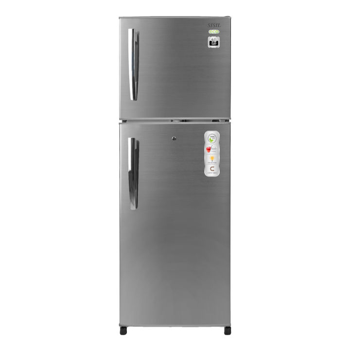 Sisil ECO Refrigerator - 2 Doors, 225L (Silver) 10 year compressor ...