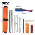 Chainsaw Sharpening Kit 10 Pieces Saw Chains Files Set Universal Chainsaw File Set File Kit for Sharpening Saw Chains. 
