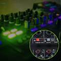Audio Mixer Sound Board Console for Stereo DJ Conference Home System. 
