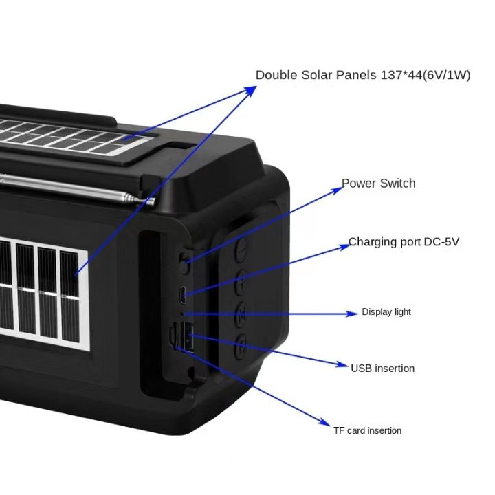 SY-933%20Wireless%20Bluetooth%20Speaker%20%7C%20Portable%20Stereo%20Sound%20%7C%20FM%20Radio%20%7C%20Solar%20Charging%20%7C%20Powerful%20Bass%20with%20Mobile%20Holder"%20&%20Power%20Full%20Torch%20With%20%20Brand%20Warranty%20-%20Image%206