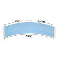 36Pc/Lot Blue Fixed Double Tape Wig Adhesive Extended Hair Tape Waterproof for Toupee Lace Wig Film with Slitting Line. 