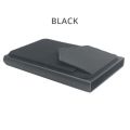 Slim Aluminum Wallet With Elasticity Back Pouch ID Credit Card Holder Mini RFID Wallet Automatic Pop up Bank Card Case. 