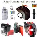Angle Grinder Multi Cutting Plate Adapter with Dust Cover Safety Guard Kit with Adjustable Water inlet for Wall Cutting Wiring Concrete Granite Cutting. 