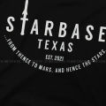 SpaceX Raptor Starbase Texas with Starship Sillhouette Thense To Mars Hense To Stars T Shirt Classic Gothic Tshirt O-Neck. 