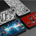 Marvel Logo Avengers Case for Xiaomi Redmi Note 13 12 Pro 11T 8 11S 10 Lite 8T 9 11 Pro 9S 10S 11E Shockproof Black Soft Case. 