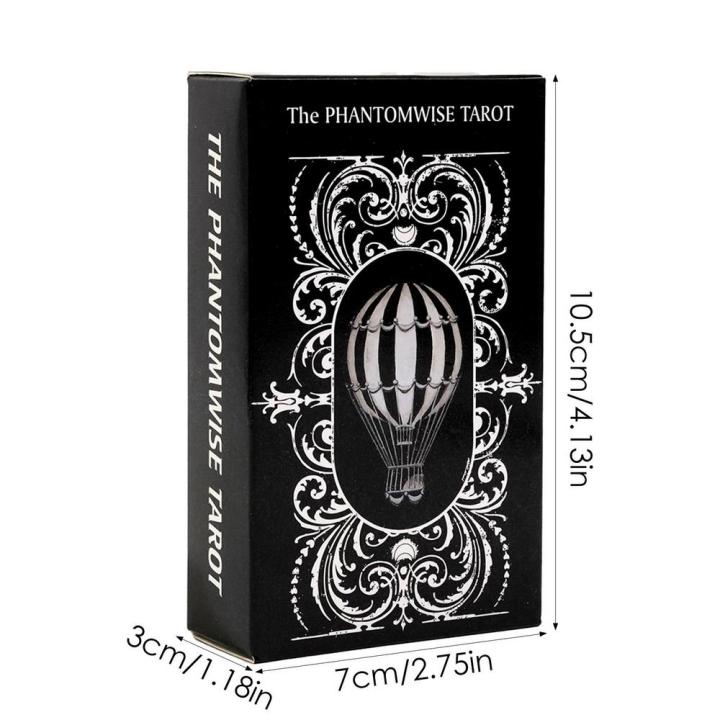 【New Arrivals】【New Arrivals】78Pcs Standard Tarot Decks The Phantomwise Tarot English Version Fate Divination Party Playing Tarot Decks For Gathering Game