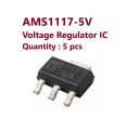 5 pcs of AMS1117 5V Voltage Controller IC. 