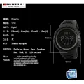 Piaoma Waterproof Watch Digitel Black Strap with Gold Case model 1251. 