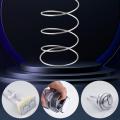 8pcs Toilet Tanks Push Spring Efficient Water Saving Flush Control Spring Simple Installation for Home & Public Restrooms. 