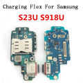 USB Charging Port Flex Cable for Samsung S23 S21 Plus S22 S20 Ultra 5G G991U S906U S918U Charger Dock Connector Board Flex. 