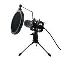 Condenser Microphone Plug and Play Mic with 3.5mm TRS Plug Desktop Tripod for Recording Live Streaming. 