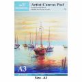 Bomeijia Artist Canvas Pad 280GSM 10 Sheets A3 A4. 