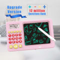 2 in 1 ，threetrees 6 inch Rechargeable Oral Math Trainning Calculator Drawing Pad for Kids Doodle Pad Oral Math Education Machine Educational Toys For 3-Years-Old Up Boys and Girls. 