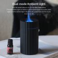 Portable Moisturize Water Sprayer Colorful Night Light Flame Humidifier Aroma Diffuser Atmosphere Light Timed Shutdown. 