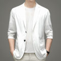 Spring and Summer High-Grade Light Business plus Size New Casual Men's Coat Suit Sun Protection Small Suit Young. 