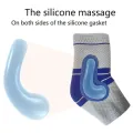 [ltbdq]-Silicone Support Fiess Compression Protector Basketball Football Tennis Silica Gel Pad Ankle Brace. 