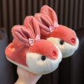 2023Baby Cotton Slippers Autumn Winter Girls' Infant Children Household Non-Slip Children's Indoor Cute Wool Sleeper Men. 