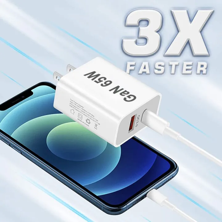 65W%20GaN%20Fast%20Charging%20PD%20USB%20C%20Charger%20For%20Apple%20iPhone%2013%20pro%2012%2011%208%207%20ipad%20EU%20Power%20Adapter%20US%20Plug%20PD%20Charge%20Type%20C%20Cable%20-%20Image%204