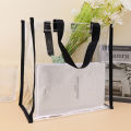 Pvc Waterproof Casual Fashion Clear Vinyl Bag Transparent See Through PVC Purse Handbag Crossbody Messenger Bag. 