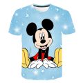 Cartoon Disney Mickey Mouse T Shirts Kids Boys and Girls 2023 New Summer Tops Tees Children Short Sleeve Cartoon Casual T-Shirts. 
