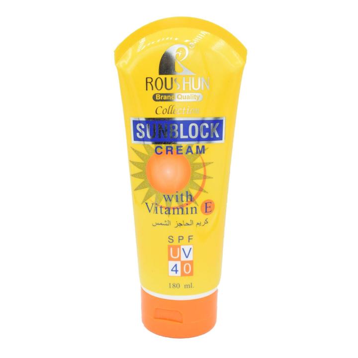 Roushun%20-%20Sunblock%20Cream%20With%20Vitamin%20E%20-%20Spf%2040%20-%20Image%202