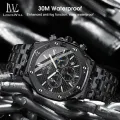 Waterproof Steel Band Sports Watch for men. 