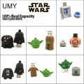 【4GB K】 Pen drive star wars darth vader usb flash cute R2D2 Robot/BB-8 memory creative gift pendrive flash drive. 