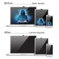 Front Cam,  Web Cam Universal Privacy Sticker - Cover Shutter Magnet Slider Plastic for iphone Laptop Camera Web PC Tablet Smartphone. 