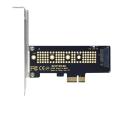 NVMe PCIe M.2 NGFF SSD to PCI-E x1 Adapter Card PCI-E M.2 With Bracket for 2230-2280 Size SSD M2 Pcie Adapter. 