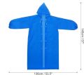 Adult Child Men Women Hooded Raincoat EVA Rain Clothes Covers Waterproof Rain Coat Transparent Camping Waterproof Rainwear Suit. 