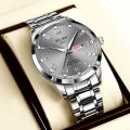 Authentication DELANV Business Watch Men's Luminous Versatile Men's Watch Calendar Men's High-end Watch. 
