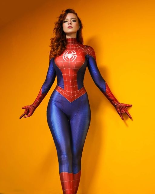 Spiderwoman%20Cosplay%20Costume%20s%20Kids%20Printed%20Spider%20Superhero%20Zentai%20Bodysuits%20Girl%20Woman%20Halloween%20Suit%20-%20Image%203