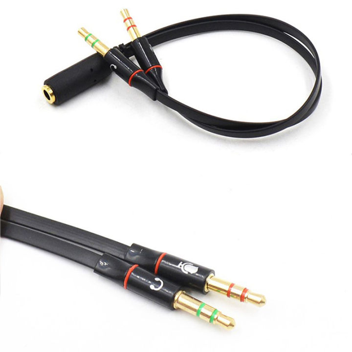 3.5mm%20TRRS%20Adapter%202%20Male%201%20Female%20mini%203.5mm%20Jack%204%20pin%20Splitter%20Stereo%20Audio%20Microphone%20Flat%20Cable%20Socket%20to%202%203pin%20Connector%20XUANTING%20-%20Image%203