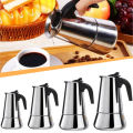 Compact Coffee Pot Efficient Sleek Design Heat-Resistant Moka Coffee Maker Large Capacity Stove Top Coffee Maker for. 
