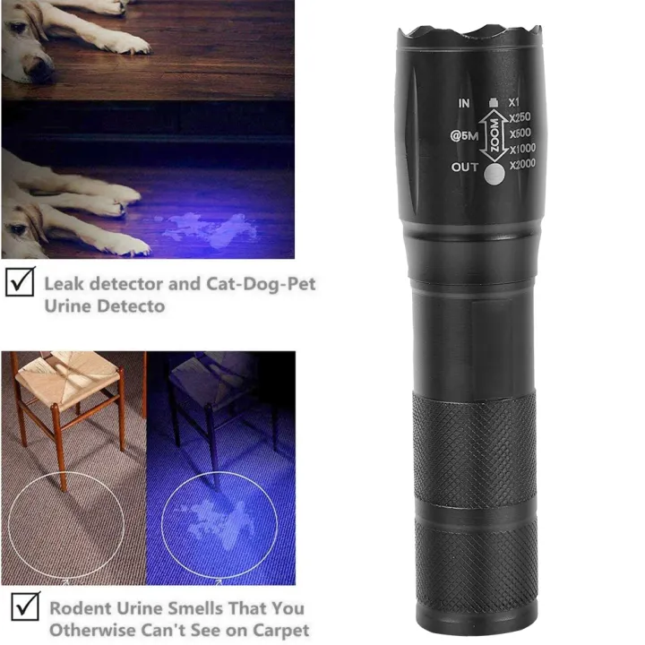 Purple%20White%20Dual%20Light%20Flashlight%20LED%20Ultraviolet%20Torch%20Zoom%20Retractable%20Flashlight%20Lamp%20Fluorescent%20Agent%20Detection%20Flashlight%201Pcs%20-%20Image%202