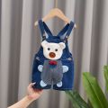 New Children's Overalls Boy's Denim Pants Summer Cartoon Infant Baby Girl Shorts Suit Shorts. 