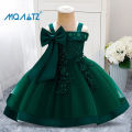 MQATZ 1st Birthday Dress Flower Ceremony For Baby Girl Clothing Baptism Princess Dress Girls Dresses Party Costume L5081XZ. 