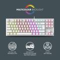 ARMAGGEDDON MKA-2C NEO PSYCHRAVEN GAMING KEYBOARD WHITE (RED SWITCH). 