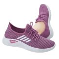 Ladies Mesh Classic 4Stripes Design Love Sports Shoes Running Sneakers #B407. 