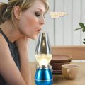 USB Charging Retro Candle Blow Led Table Light Restaurant LED Blowing Control Vintage Table Lamp,Electric Kerosene Lamp. 